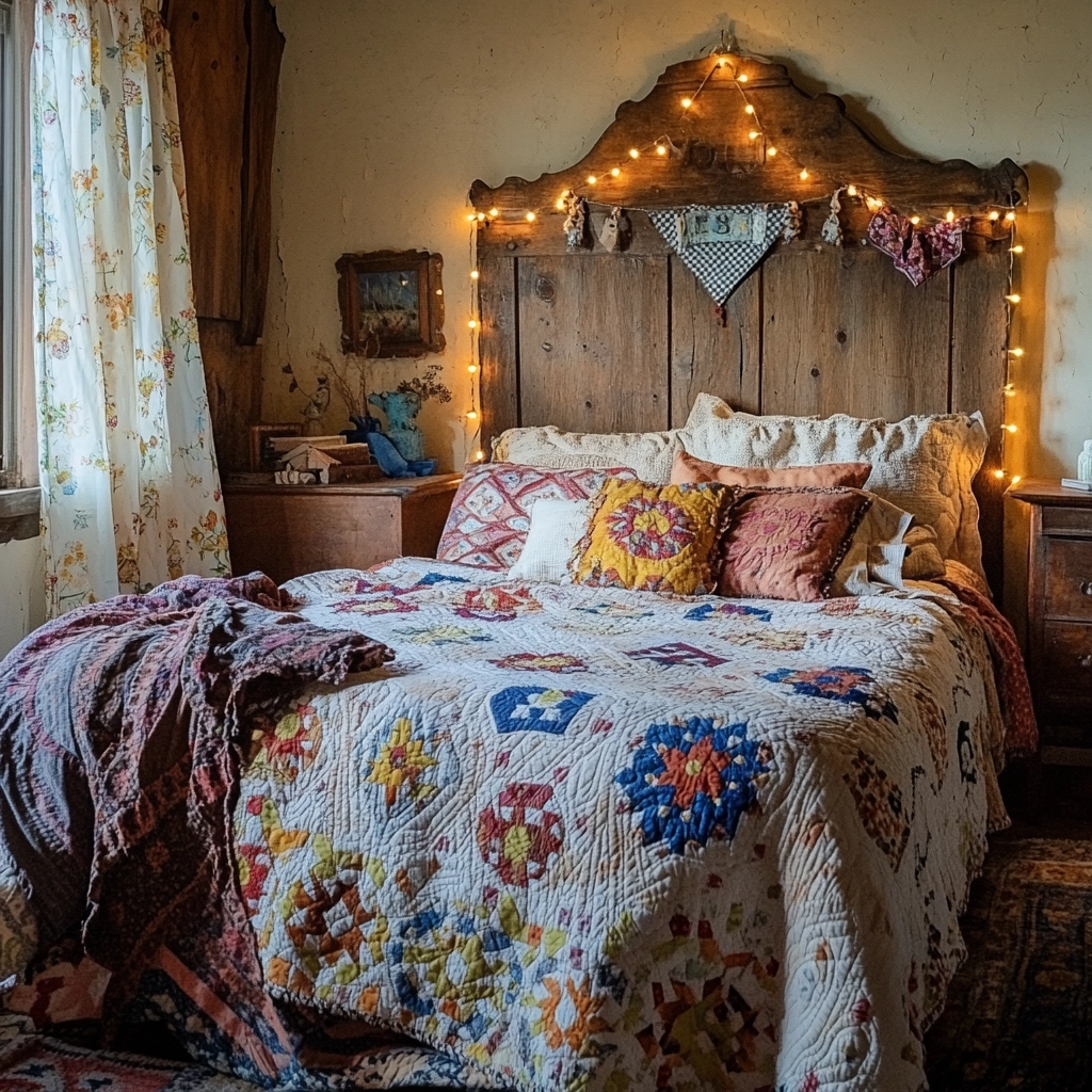 country bedroom ideas farmhouse rustic 35