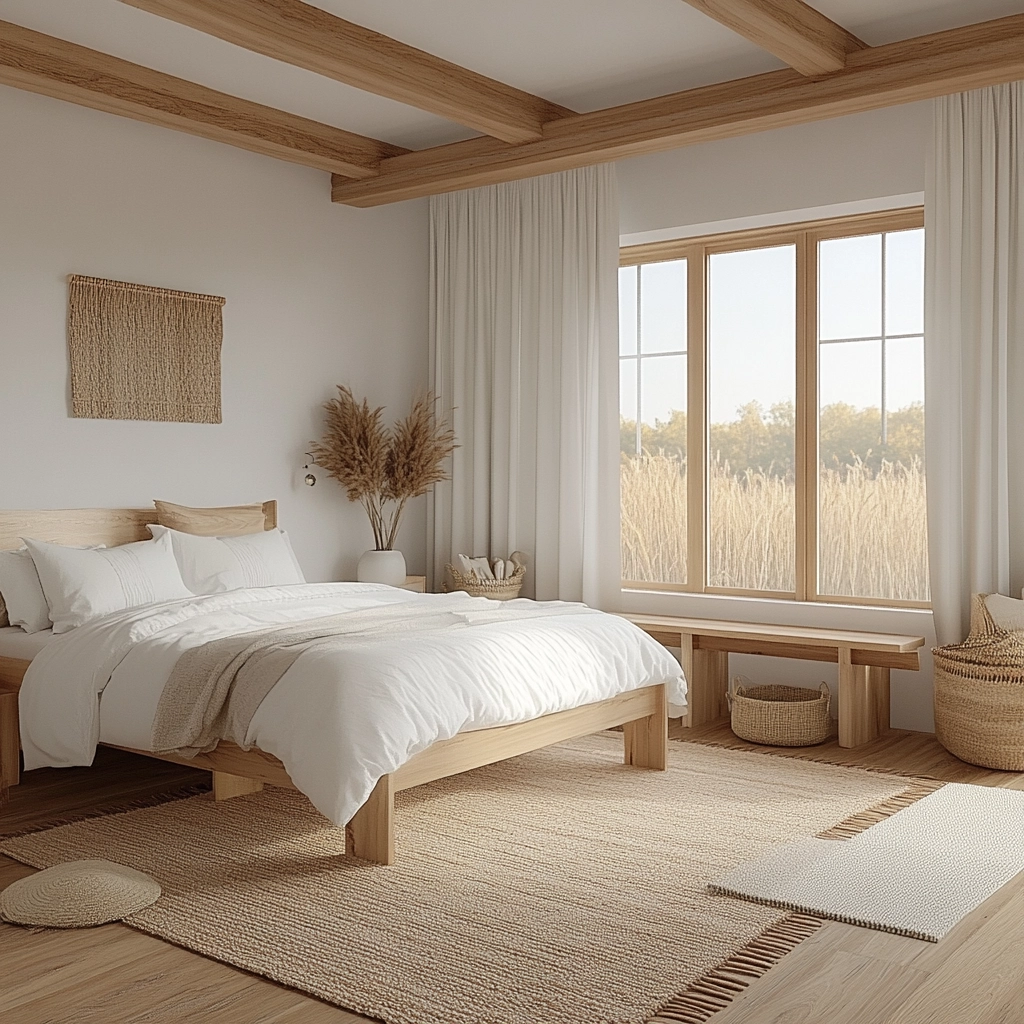 country bedroom ideas farmhouse rustic 43
