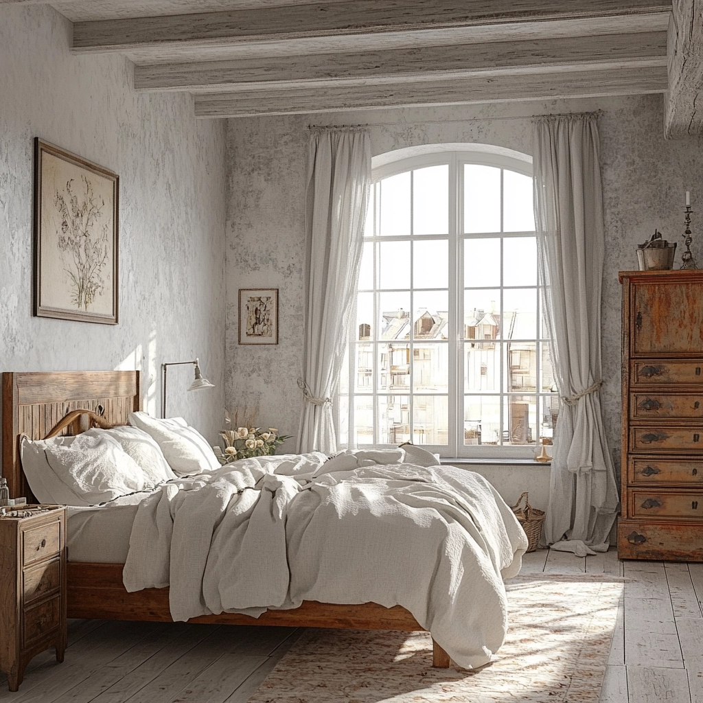 country bedroom ideas farmhouse rustic 61