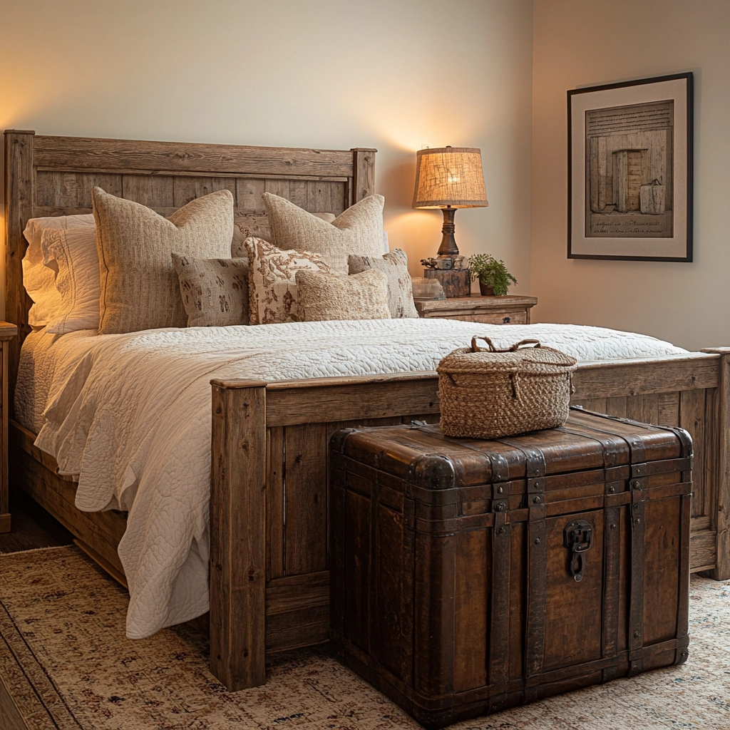 country bedroom ideas farmhouse rustic 66
