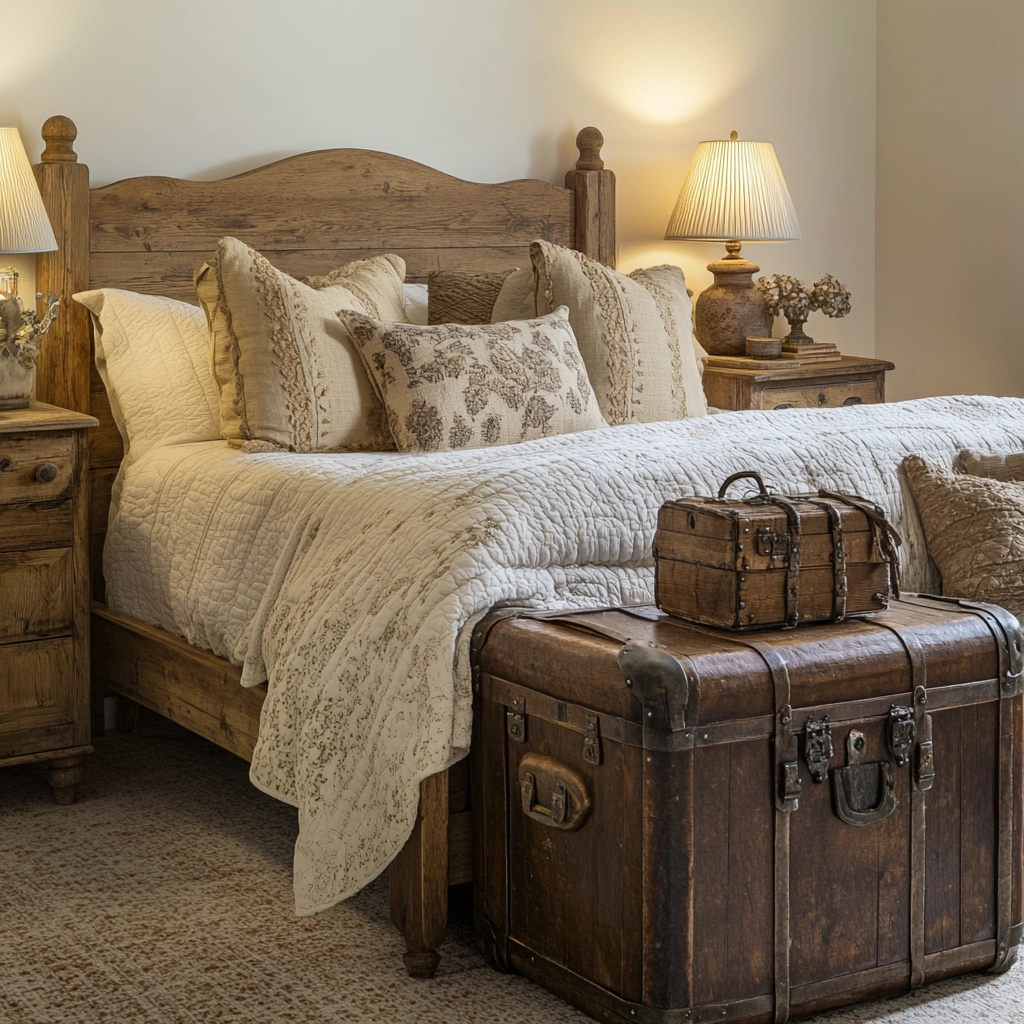 country bedroom ideas farmhouse rustic 67