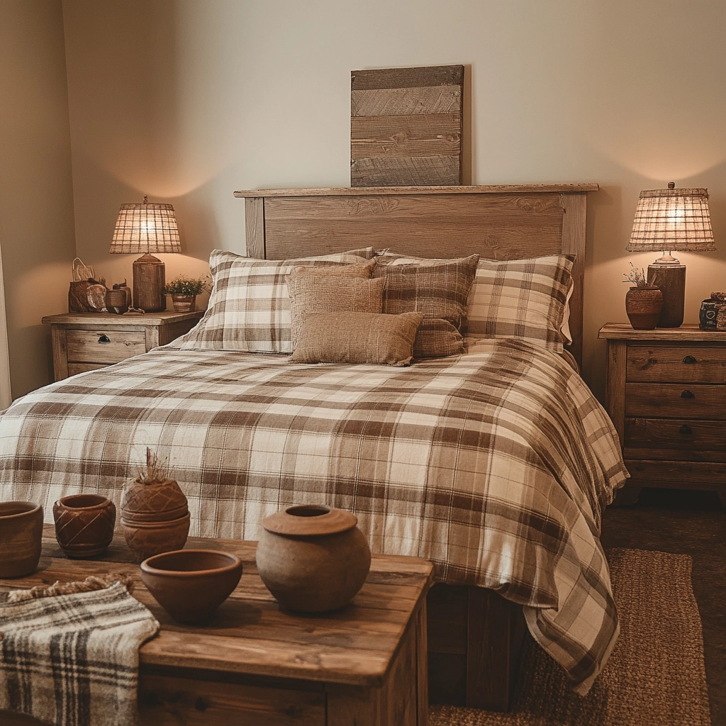 country bedroom ideas farmhouse rustic 7
