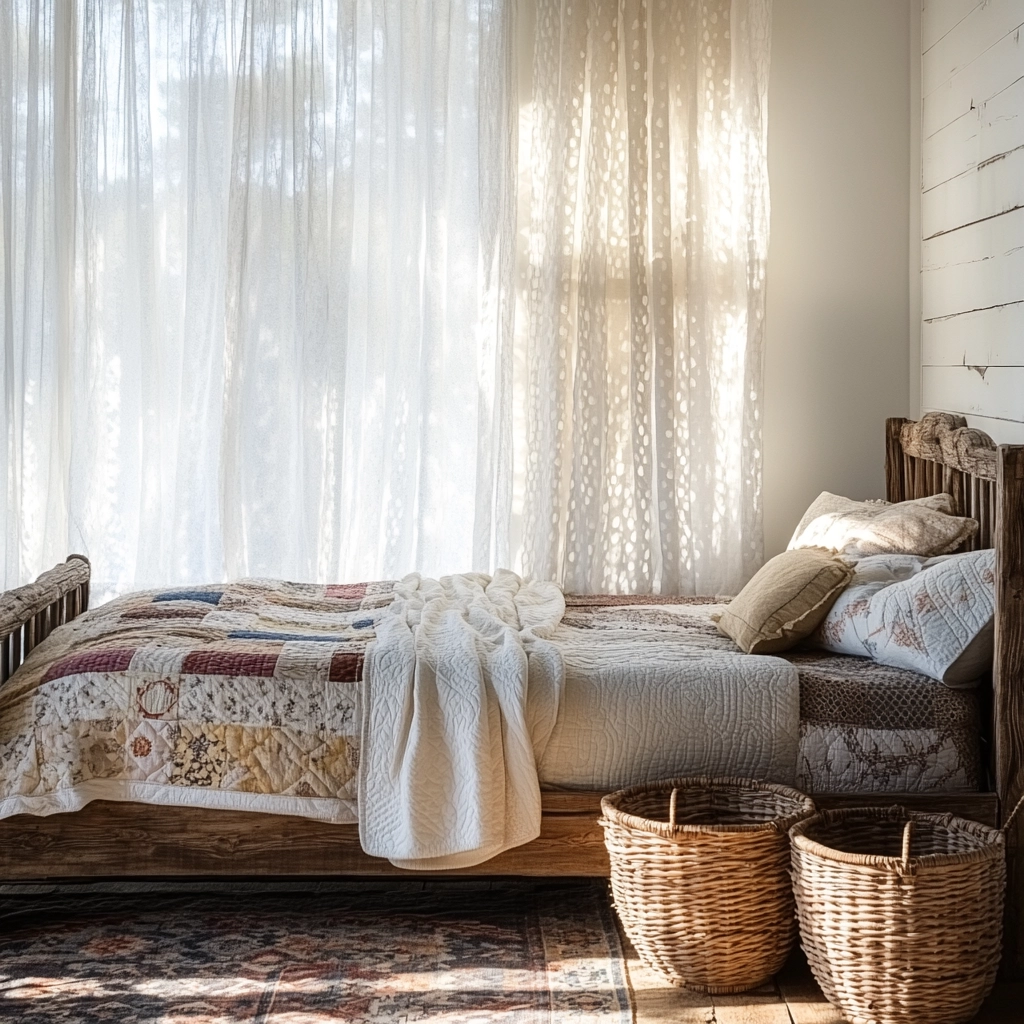 country cottage bedroom farmhouse style 3