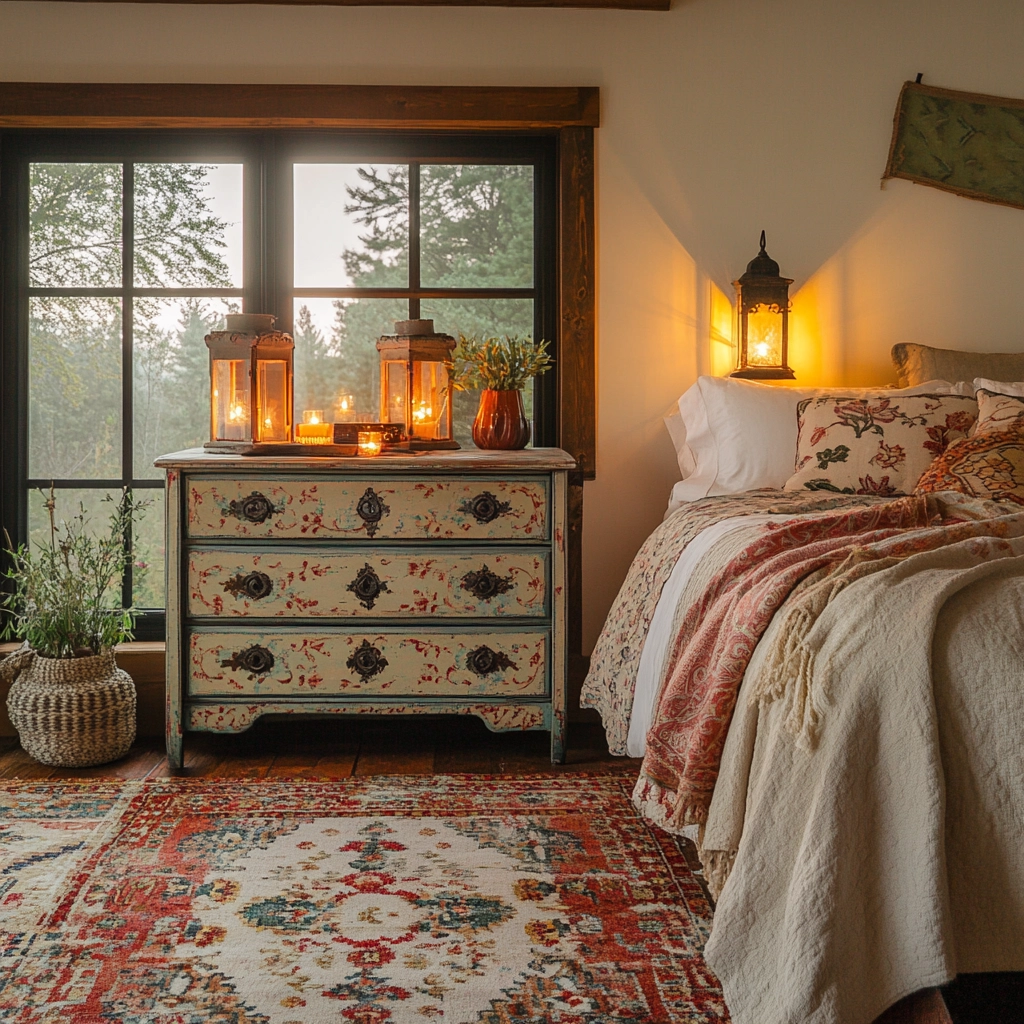 country cottage bedroom farmhouse style 31