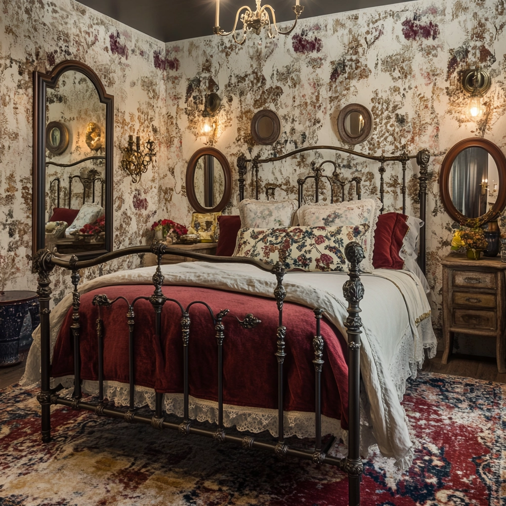 country cottage bedroom farmhouse style 33