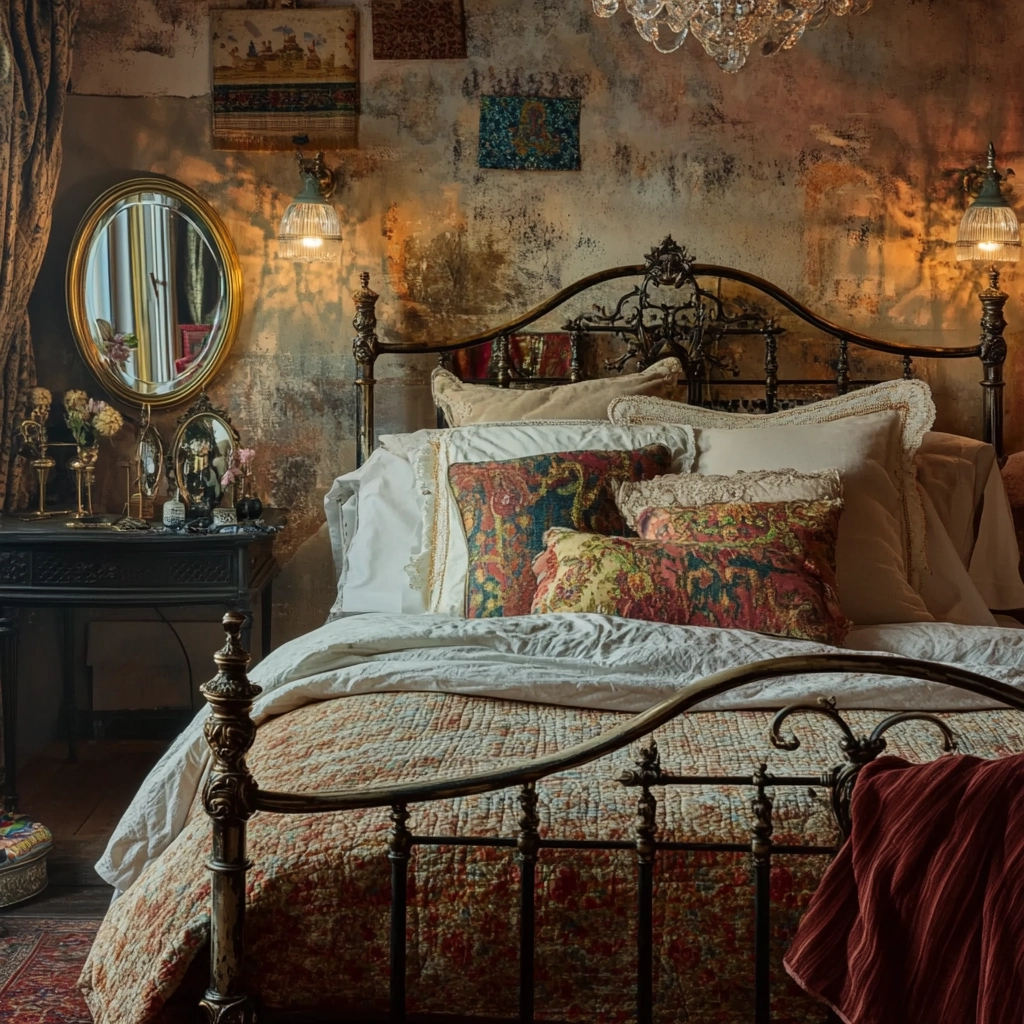 country cottage bedroom farmhouse style 34