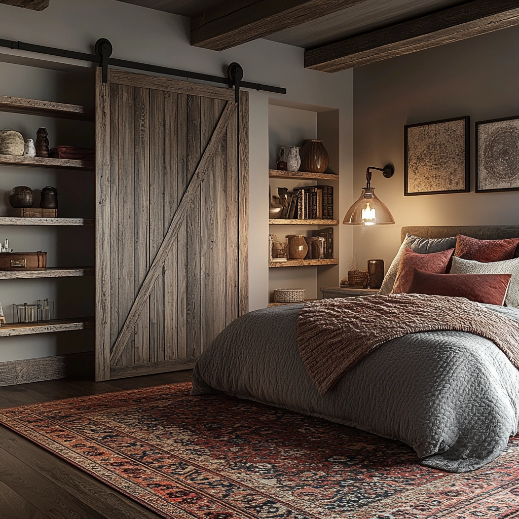 country cottage bedroom farmhouse style 73