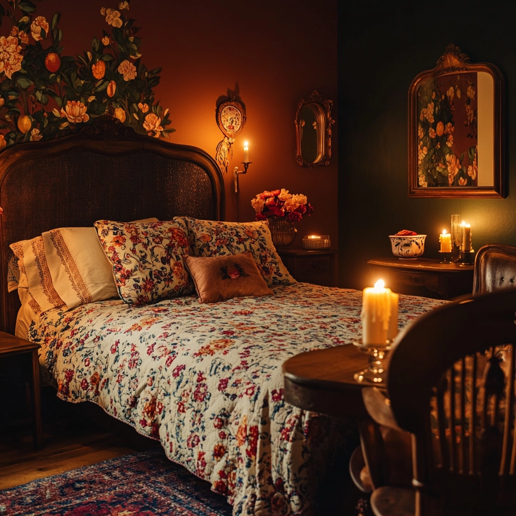 country cottage bedroom farmhouse style 78