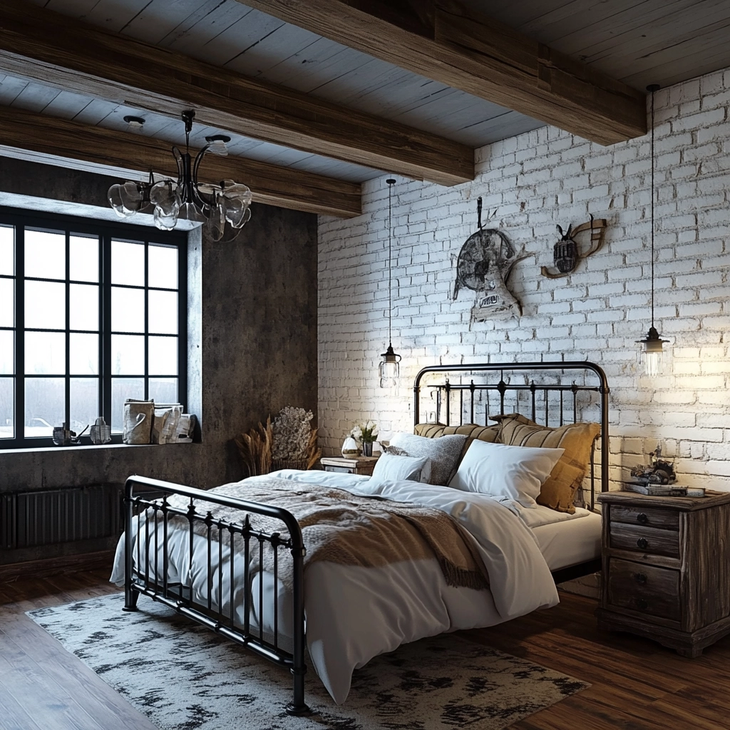 country farmhouse bedroom 20