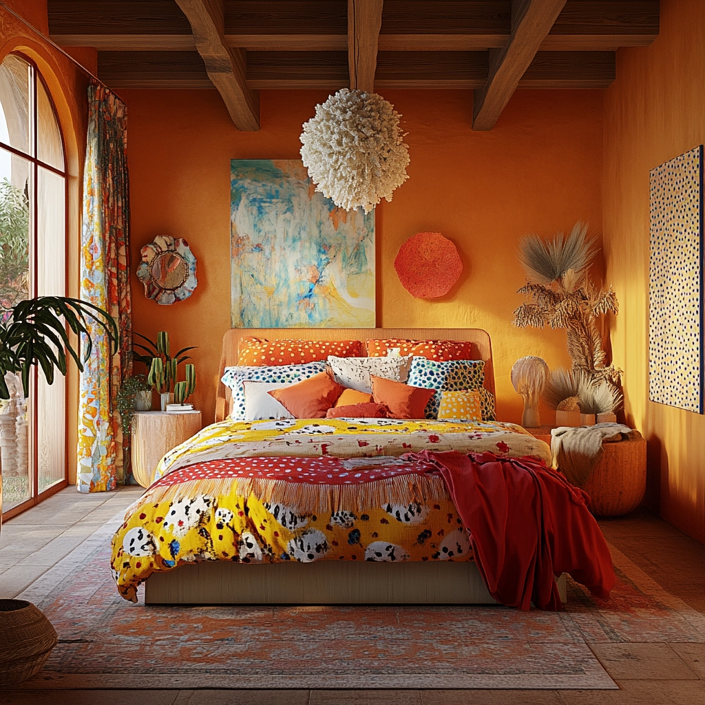 country farmhouse bedroom 57