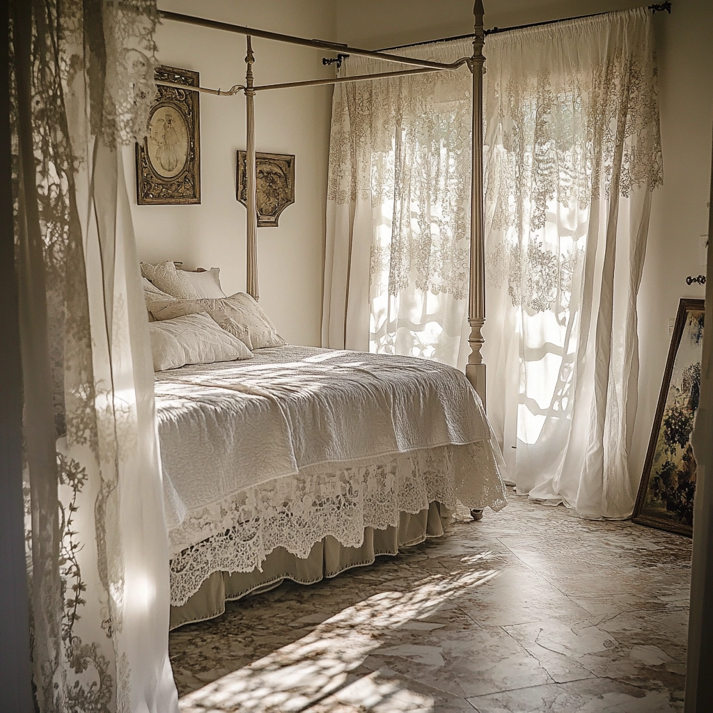 cozy cottage bedroom farmhouse style 14