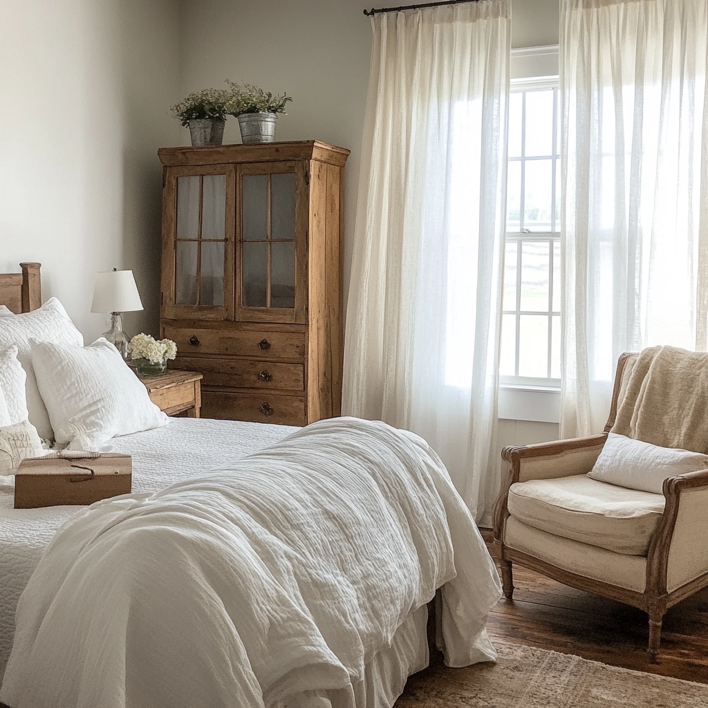 cozy cottage bedroom farmhouse style 3