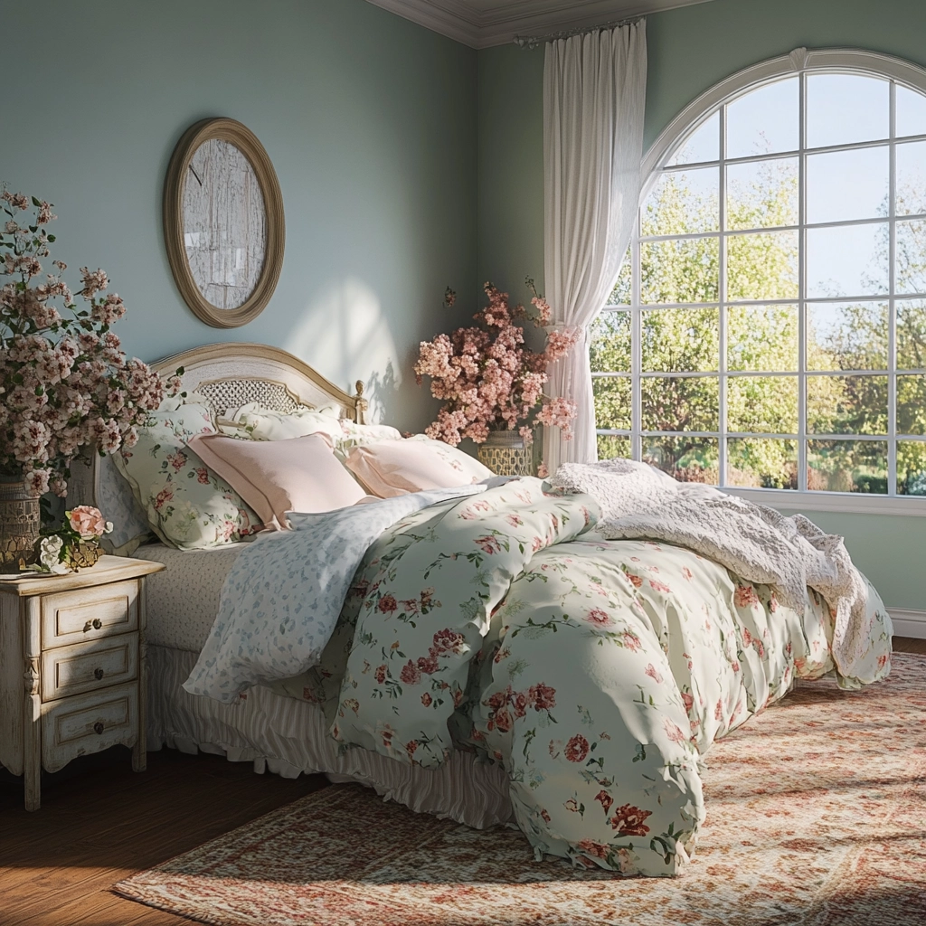 cozy cottage bedroom farmhouse style 77