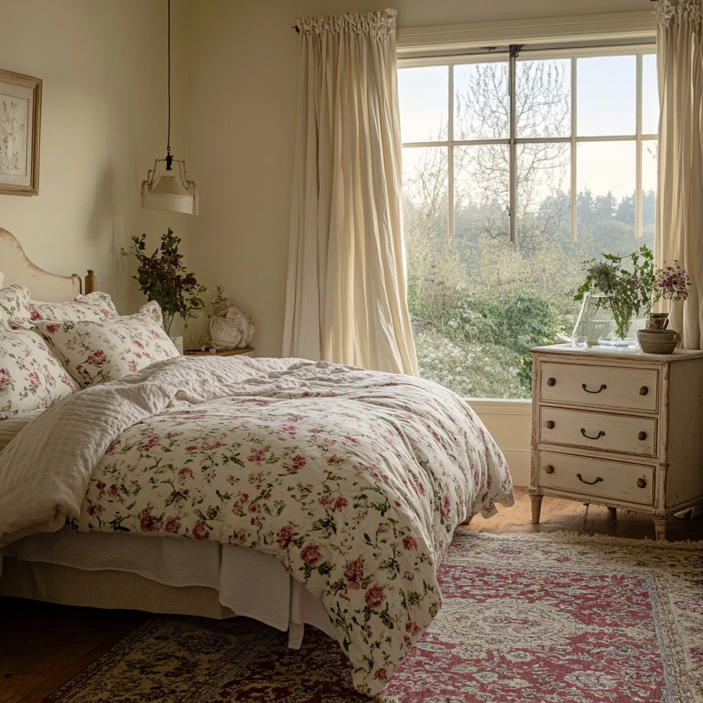cozy cottage bedroom farmhouse style 79