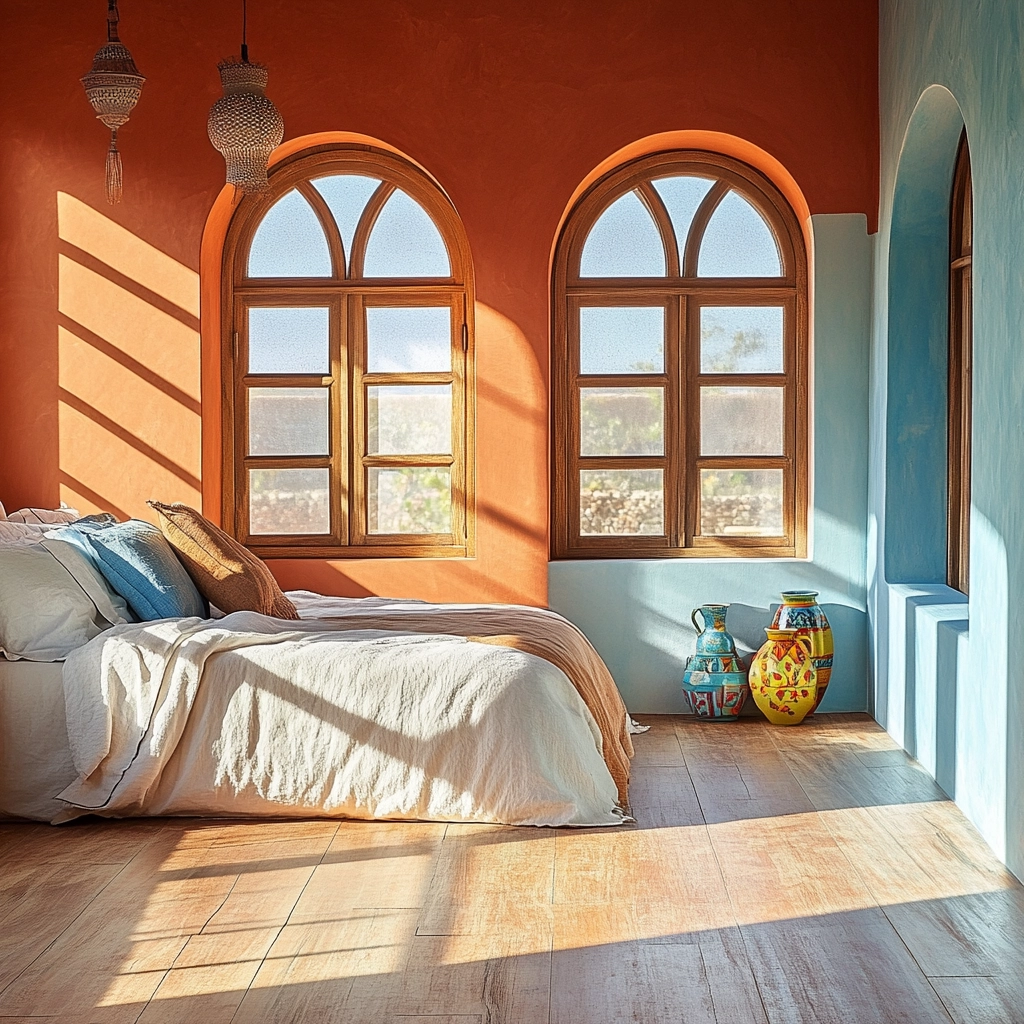cozy farmhouse bedroom 57