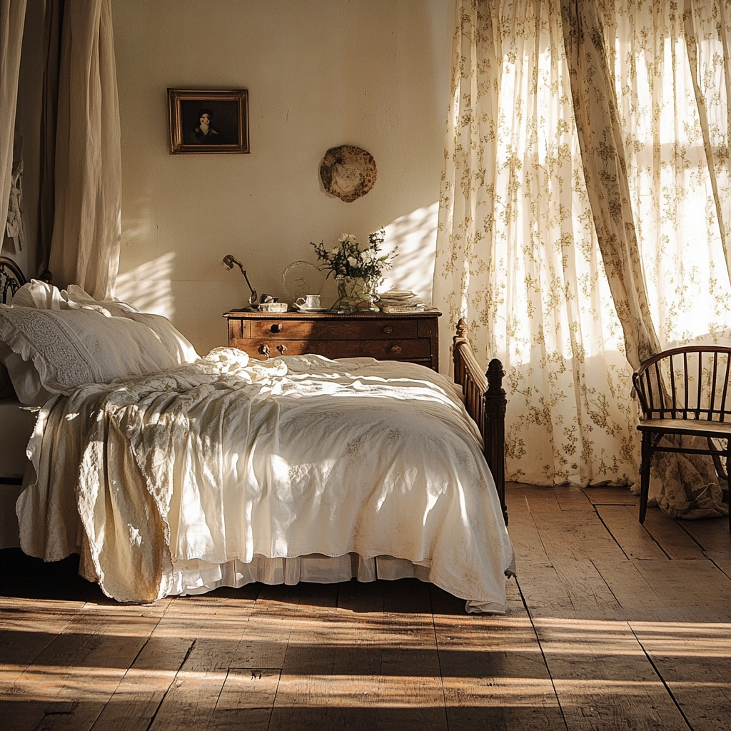 cozy farmhouse bedroom ideas 19