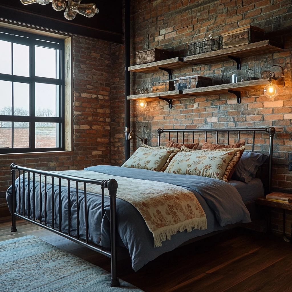 cozy farmhouse bedroom ideas 21