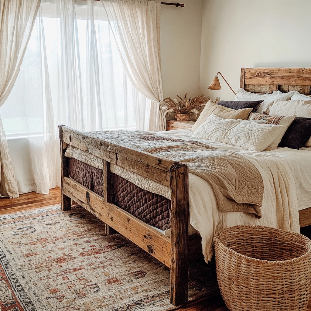 cozy farmhouse bedroom ideas 3