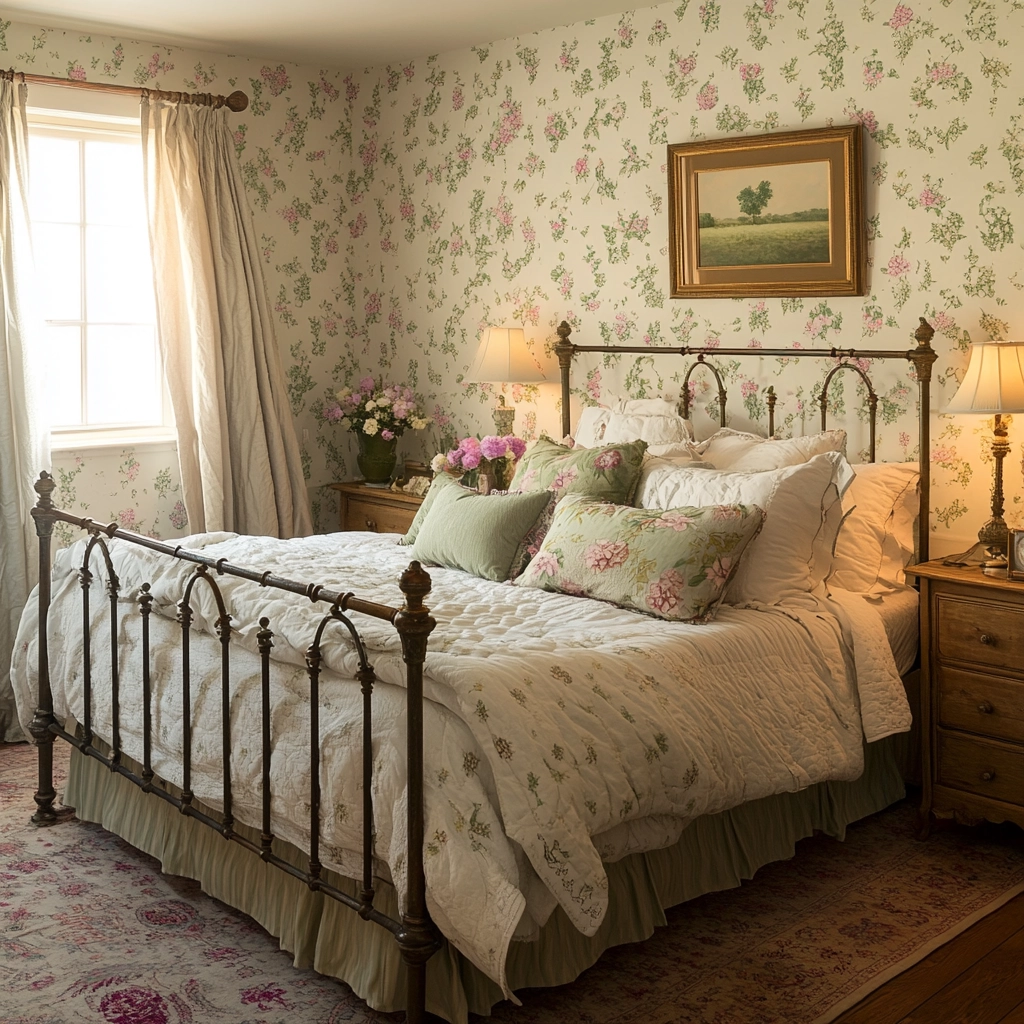 cozy farmhouse bedroom ideas 40
