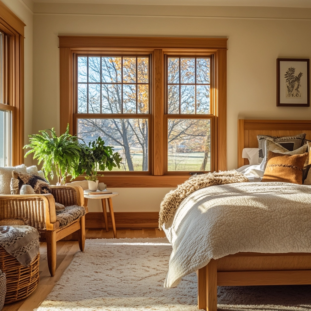 cozy farmhouse bedroom ideas 58