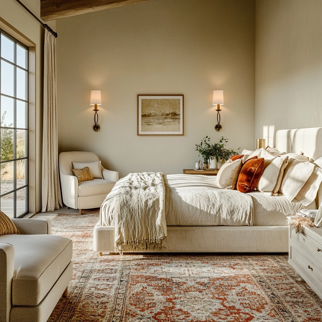 cozy farmhouse bedroom ideas 77
