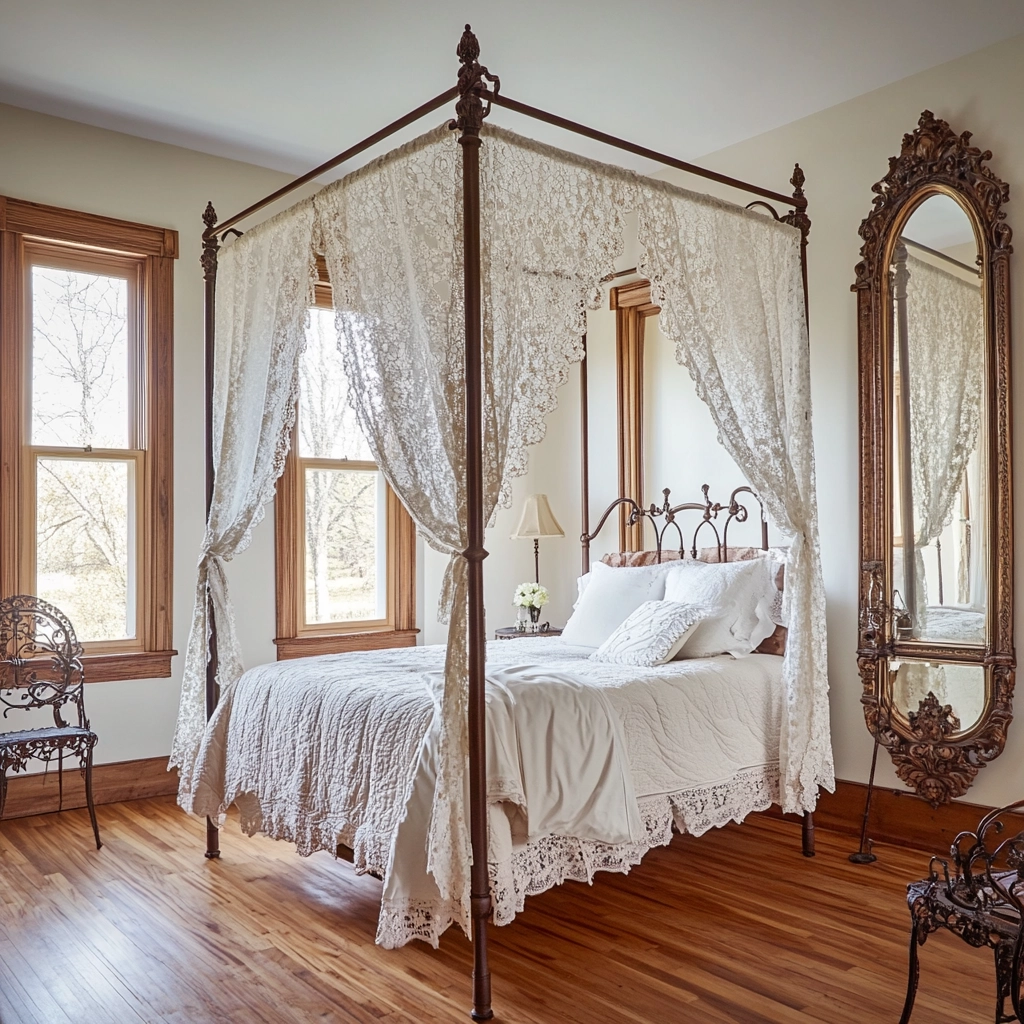 cozy farmhouse bedroom ideas romantic 15