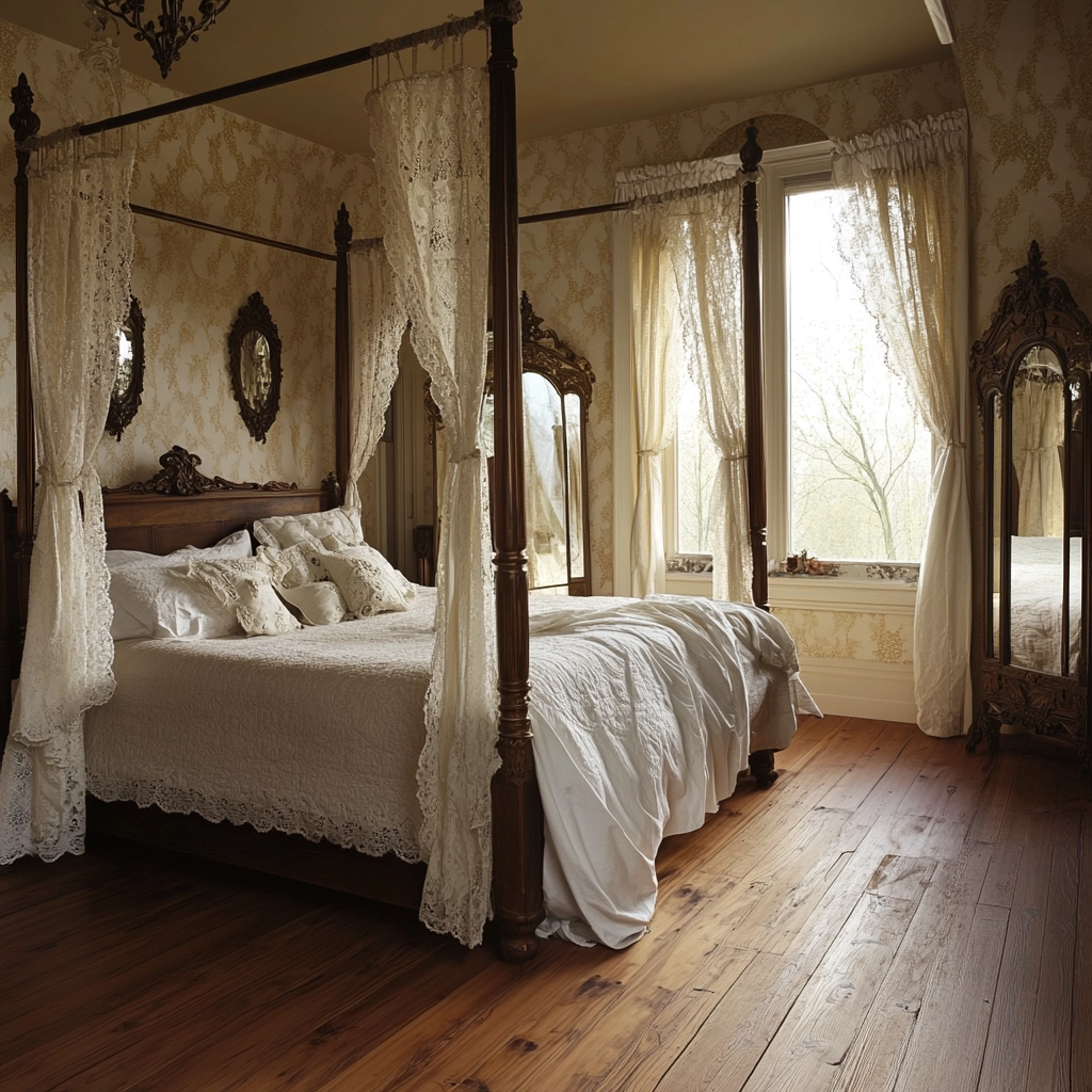 cozy farmhouse bedroom ideas romantic 16