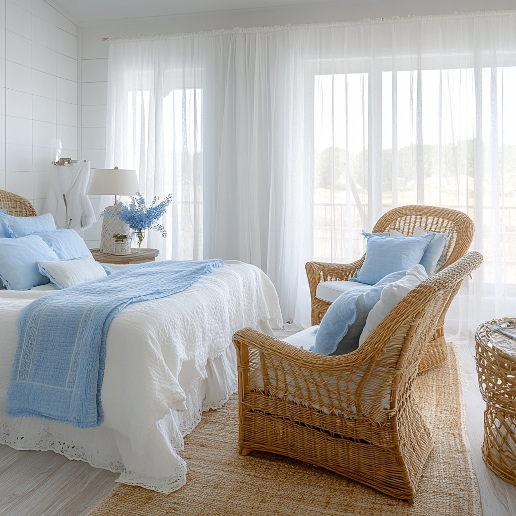 cozy farmhouse bedroom ideas romantic 23