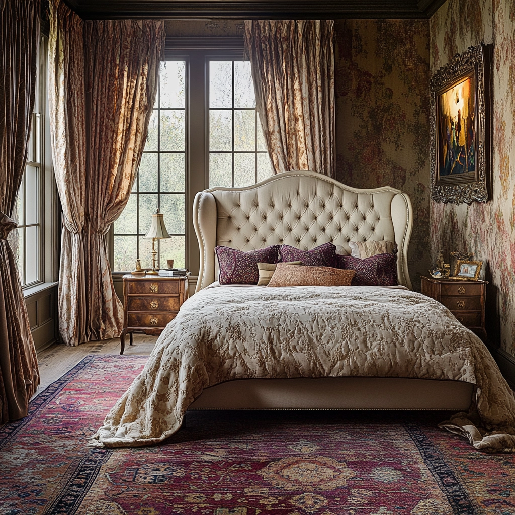 cozy farmhouse bedroom ideas romantic 43