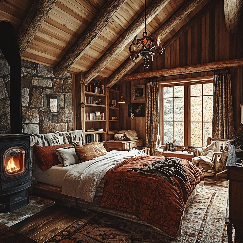 cozy farmhouse bedroom ideas romantic 46