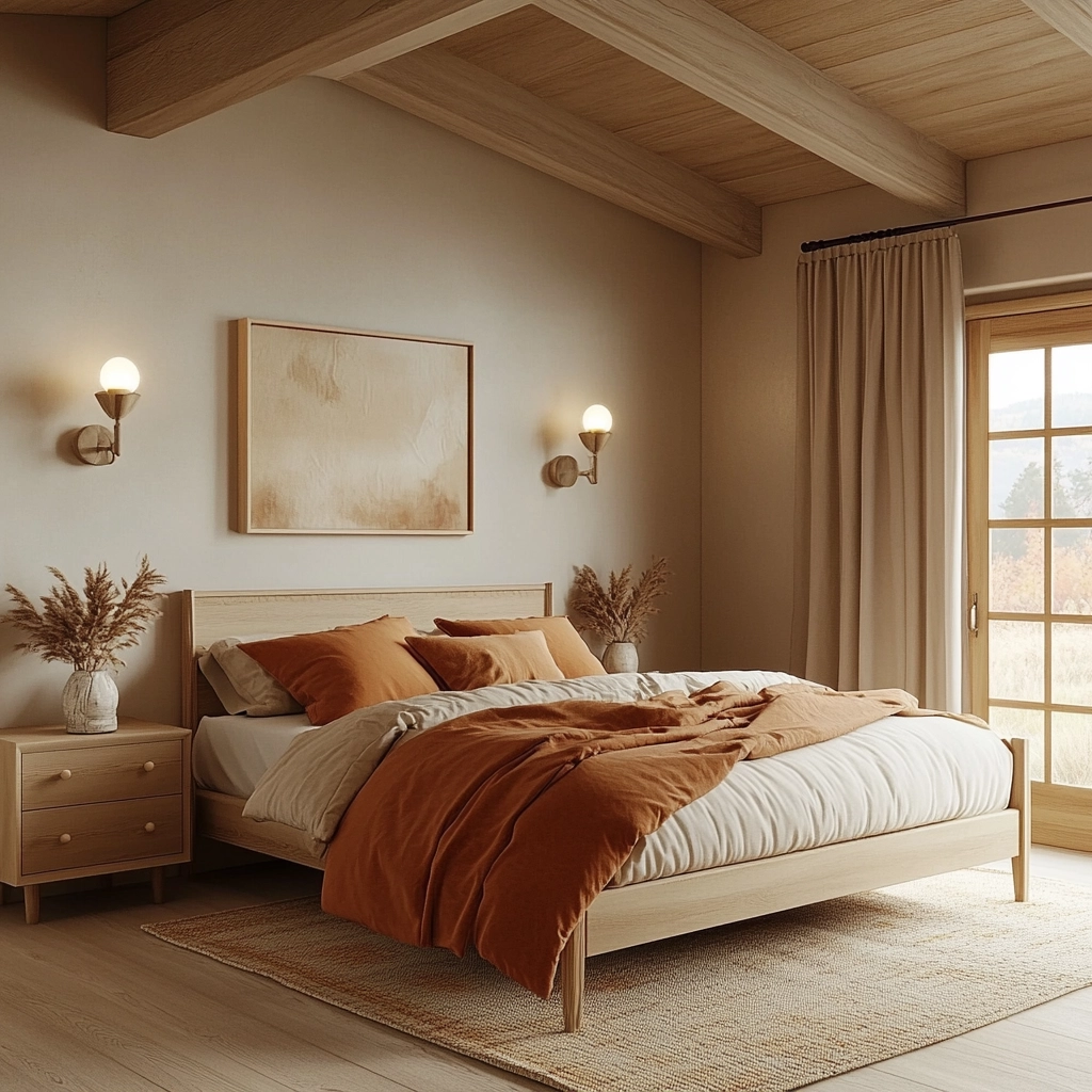 cozy farmhouse bedroom ideas romantic 54