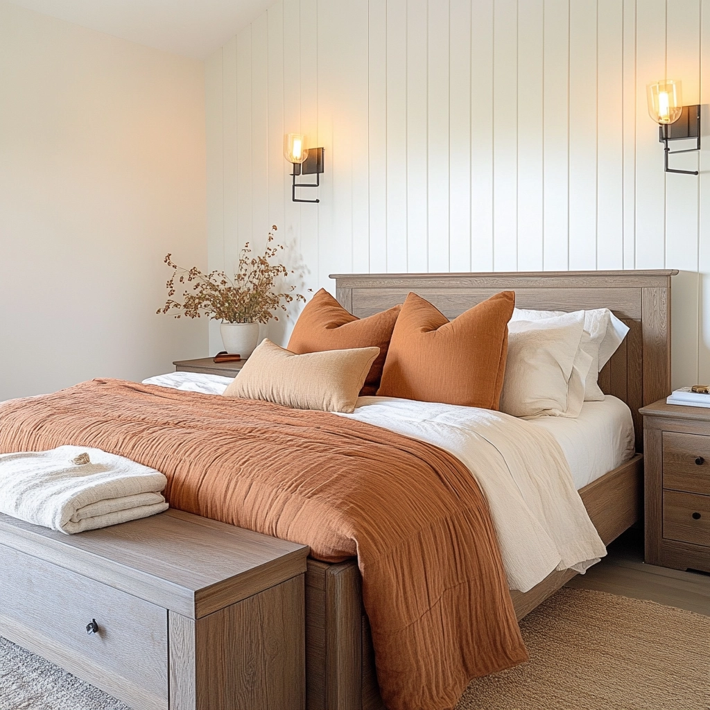 cozy farmhouse bedroom ideas romantic 55