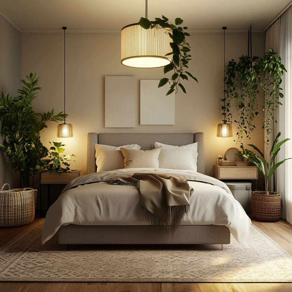 cozy farmhouse bedroom ideas romantic 73