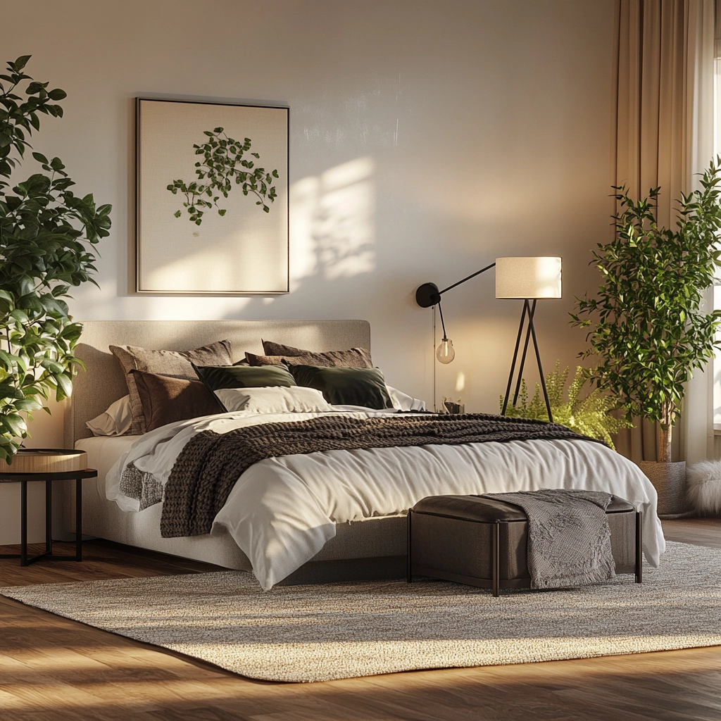 cozy farmhouse bedroom ideas romantic 76