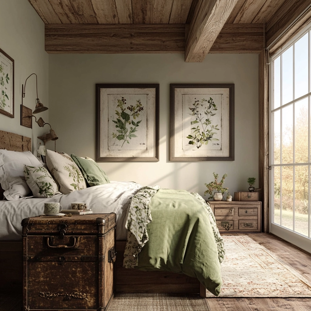 cozy farmhouse bedroom ideas rustic 15