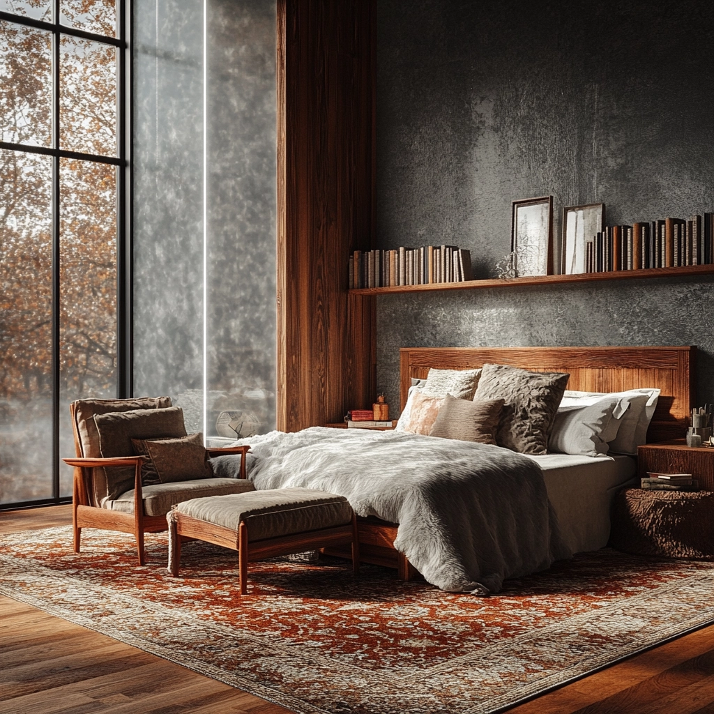 cozy farmhouse bedroom ideas rustic 23