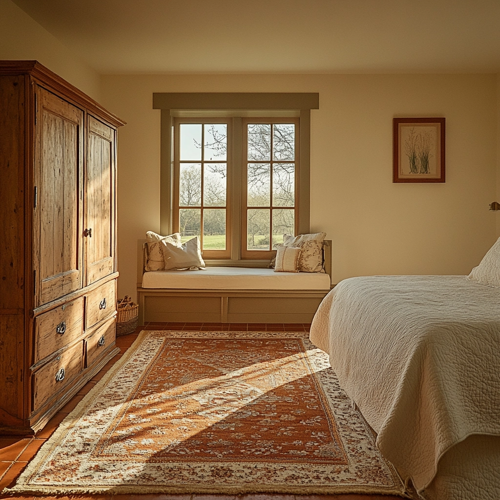 cozy farmhouse bedroom ideas rustic 32