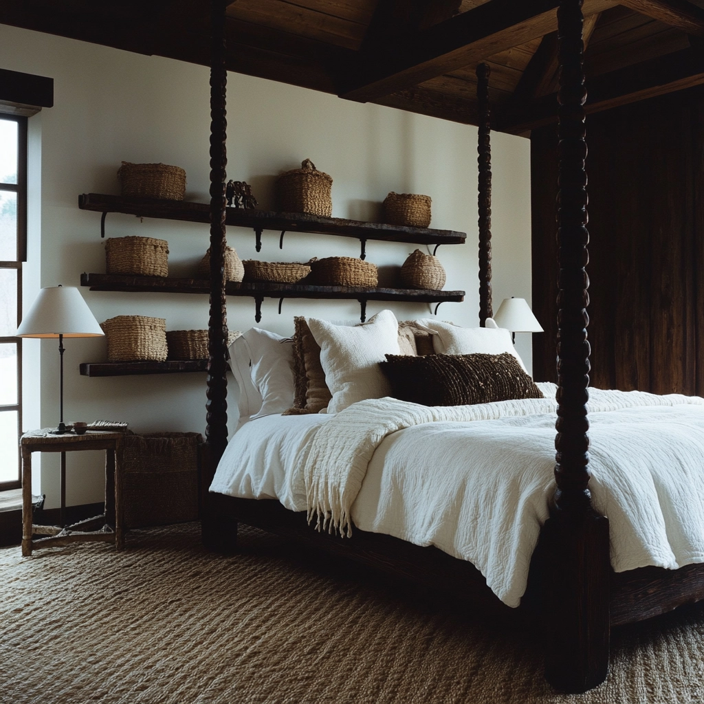 cozy farmhouse bedroom ideas rustic 36
