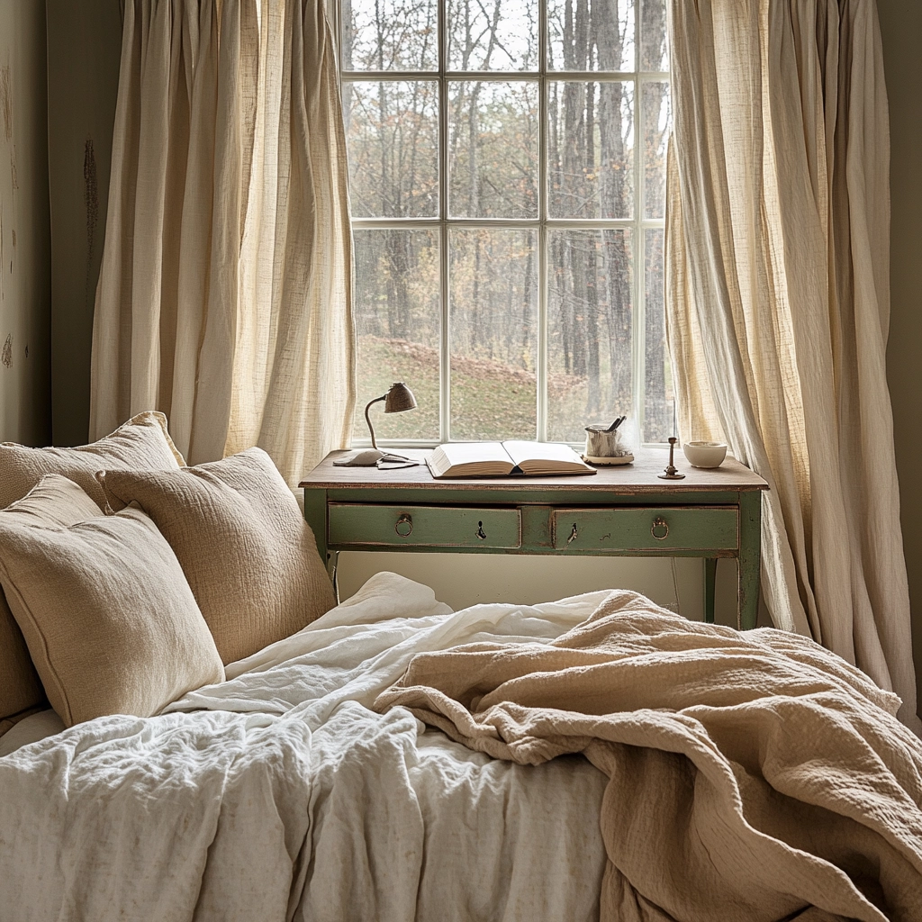 cozy farmhouse bedroom ideas rustic 43