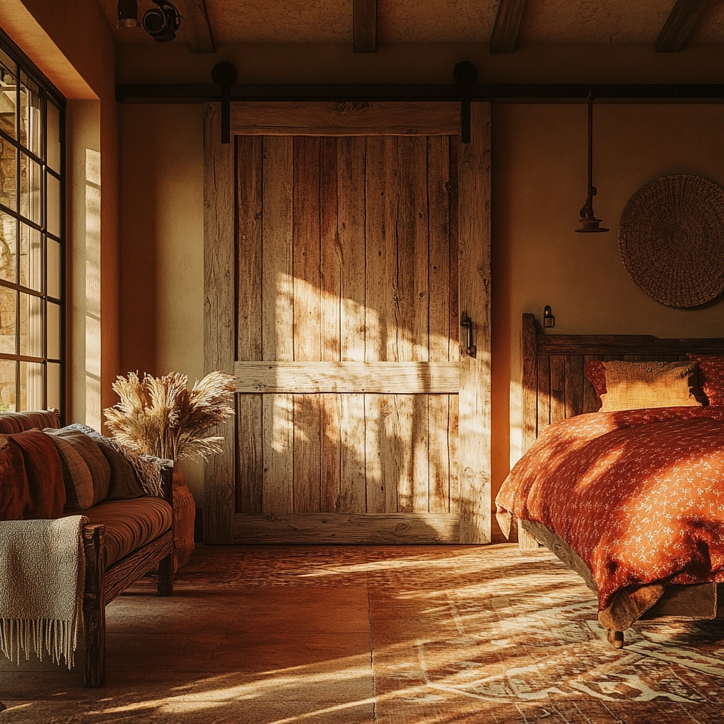 cozy farmhouse bedroom ideas rustic 8