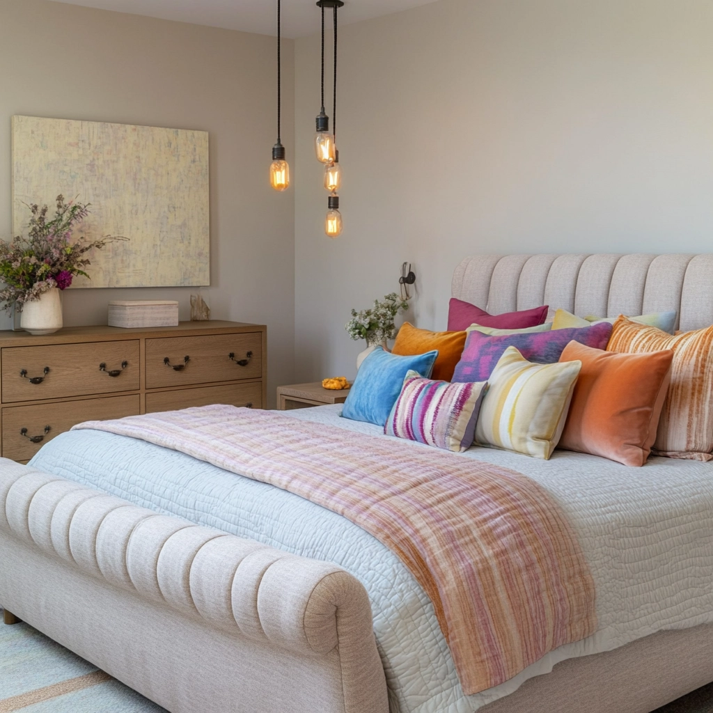 cozy modern farmhouse bedroom 12