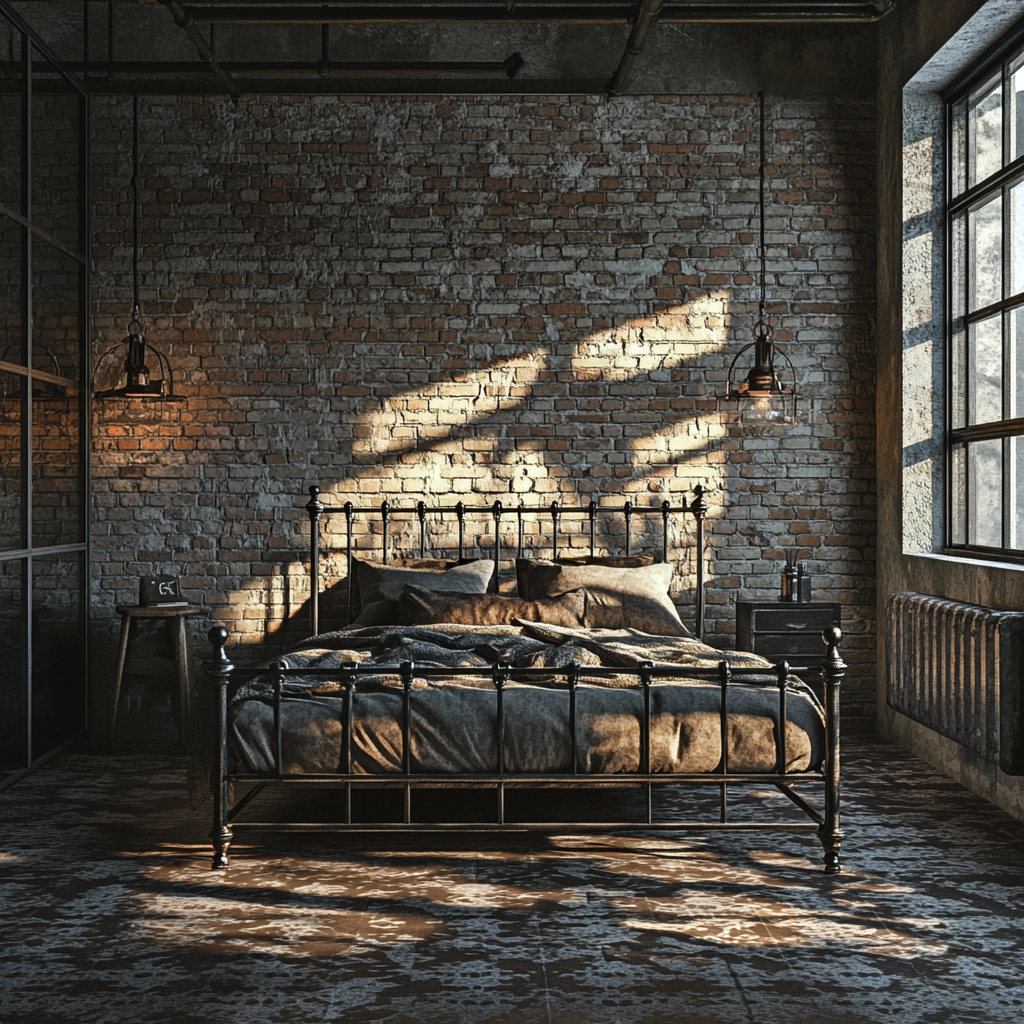 cozy modern farmhouse bedroom 13