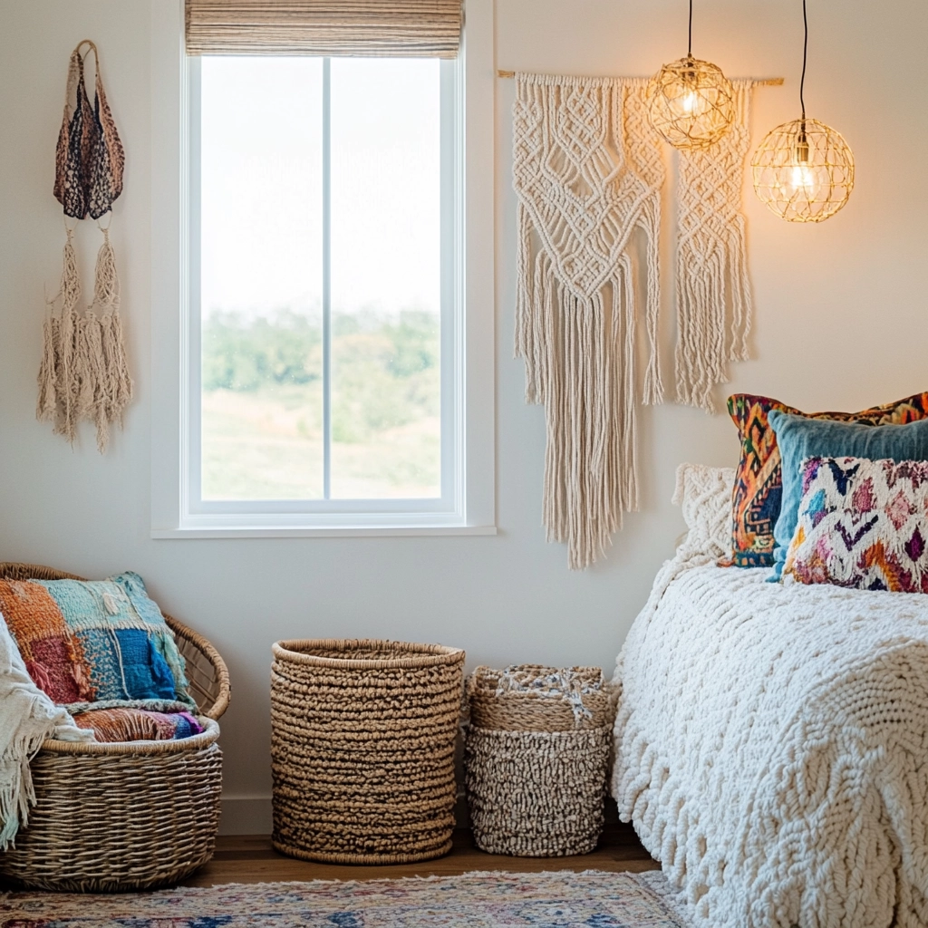 cozy modern farmhouse bedroom 18