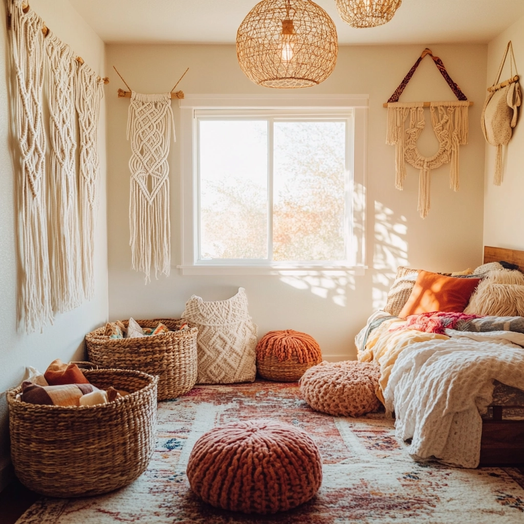 cozy modern farmhouse bedroom 19