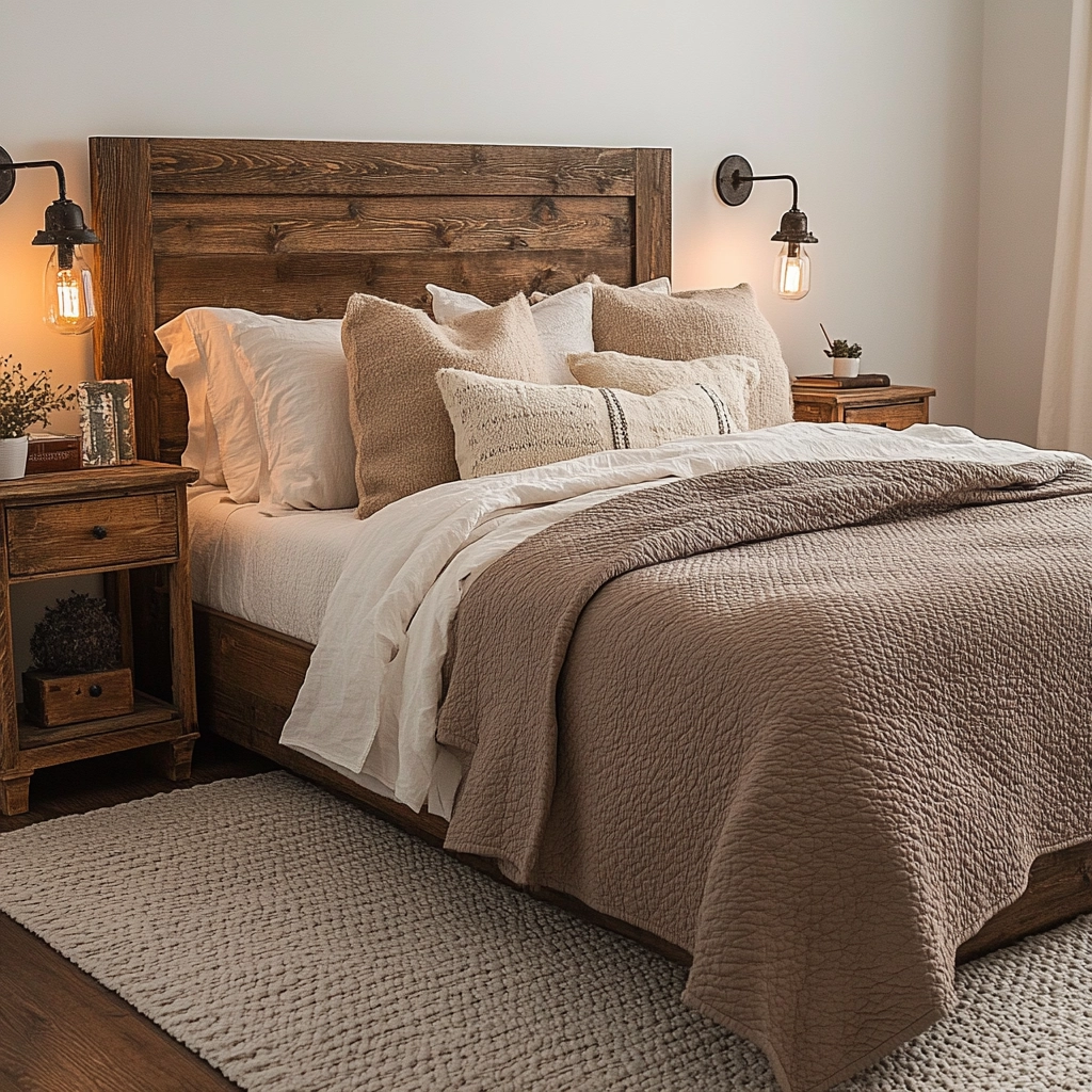 cozy modern farmhouse bedroom 2