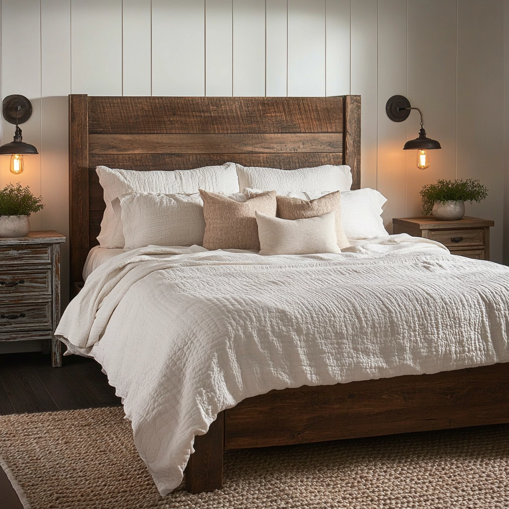 cozy modern farmhouse bedroom 3