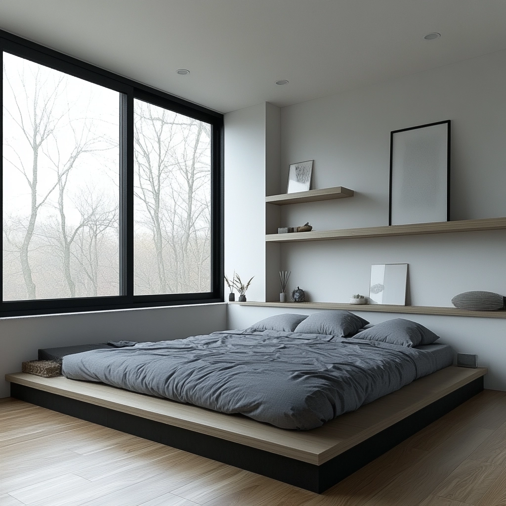 cozy modern farmhouse bedroom 33