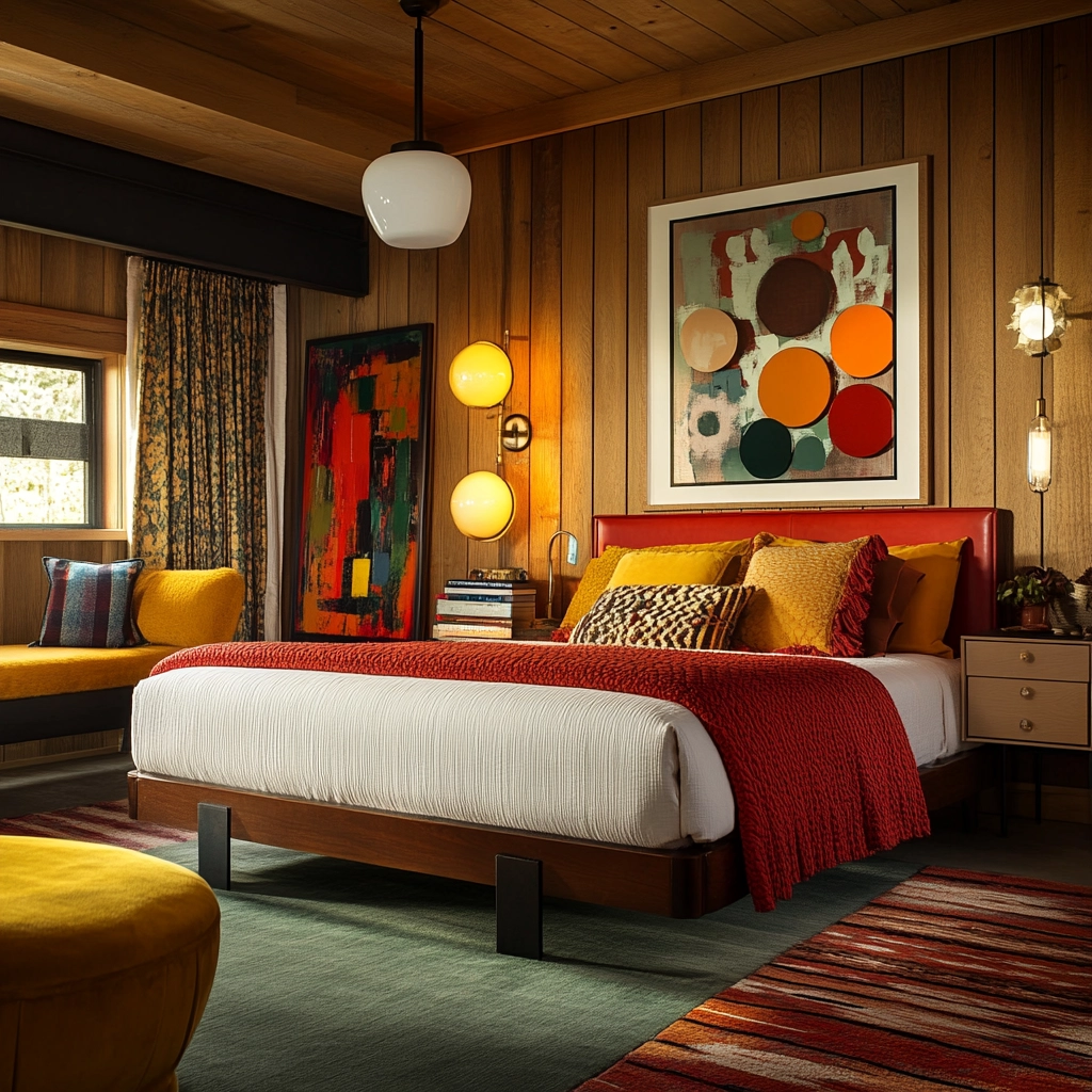 cozy modern farmhouse bedroom 38