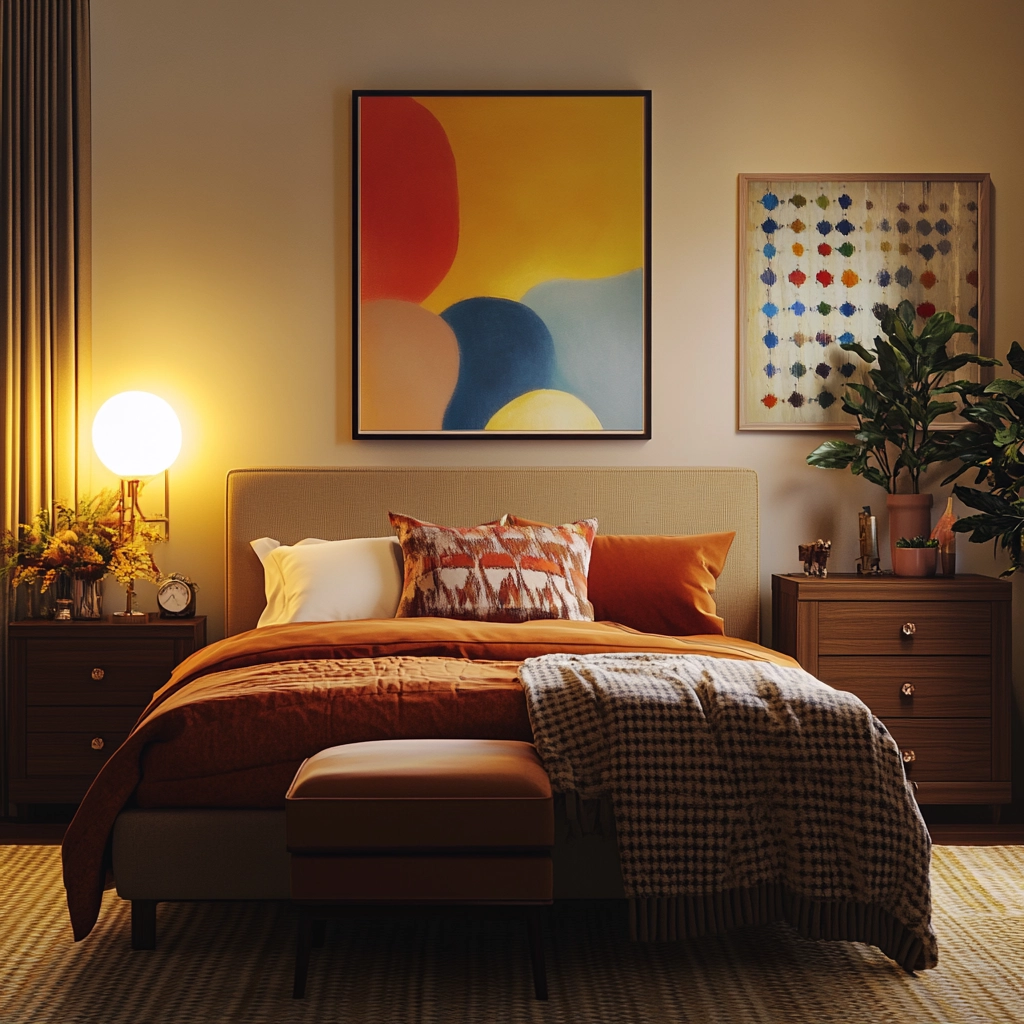 cozy modern farmhouse bedroom 39