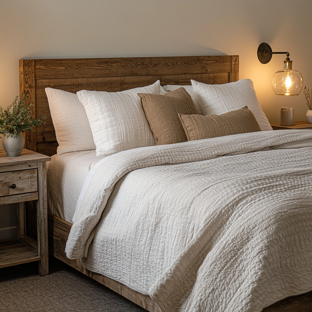 cozy modern farmhouse bedroom 4